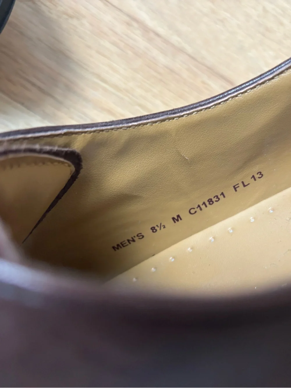 Cole Haan Brown Leather Derby Shoes